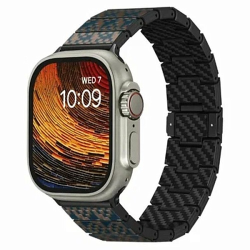 Браслет PITAKA Dreamland ChromaCarbon для Apple Watch 38/40/41/42/44/45/49mm, Stairs
