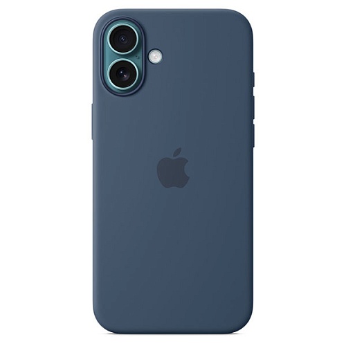 Чехол iPhone 16 Plus Silicone MagSafe, Denim