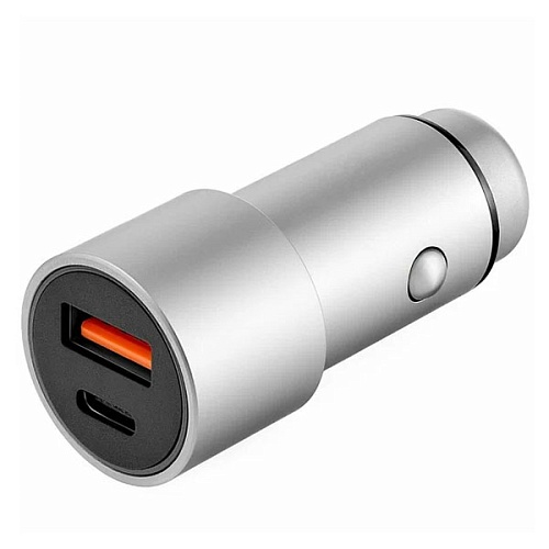 Автомобильное зарядное устройство uBear Ride Max USB-C+USB A 20W