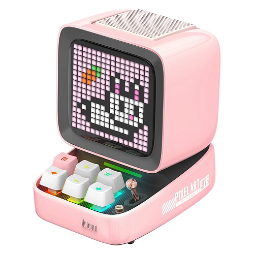 Беспроводная колонка Divoom Ditoo Pro, розовый