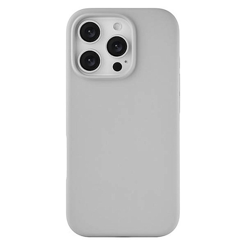 Чехол uBear Touch Mag Case iPhone 16 Pro софт-тач, светло-серый