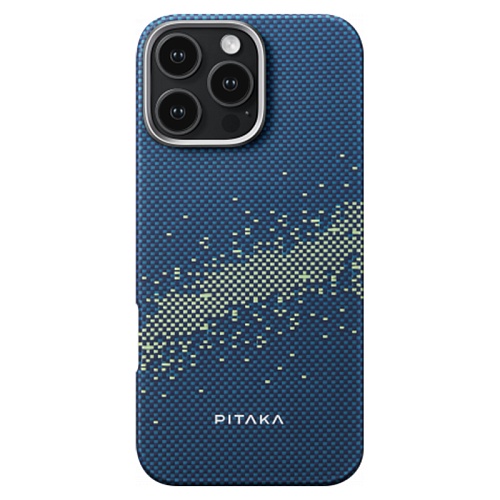 Чехол светящийся PITAKA StarPeak Luminous Case для iPhone 16 Pro (Milky way galaxy)