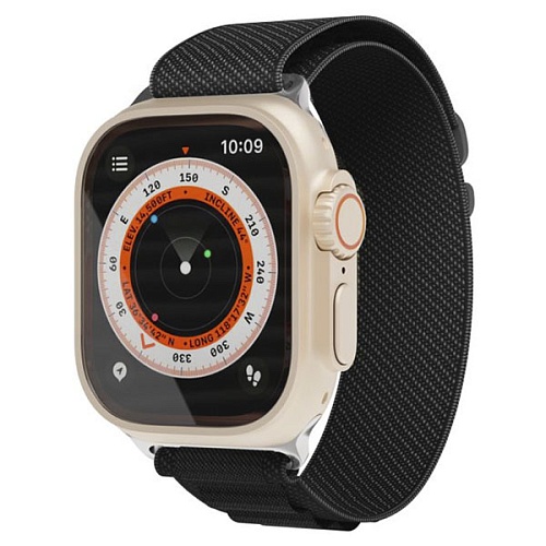 Ремешок нейлоновый Extreme Band "vlp" для Apple Watch 42/44/45/49mm, черный