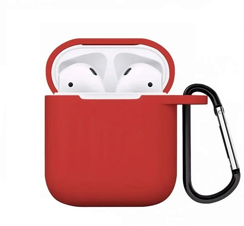 Чехол для Airpods 1/2  WIWU Красный