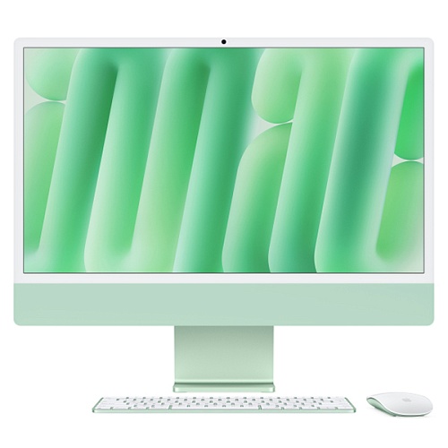 Mac 24" М4 Retina, 8C CPU, 8C GPU, 16/256 ГБ SSD, зеленый