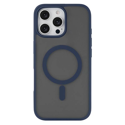 Чехол uBear Cloud Mag Case iPhone 16 Pro, силк-тач, темно-синий