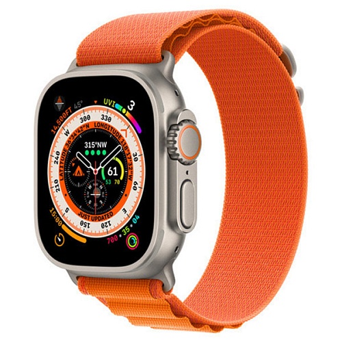 Ремешок Gurdini Alpine Loop для Apple Watch 38/40/41мм, оранжевый