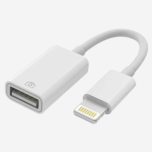 Переходник Lightning-USB 3.0 для iPhone, белый
