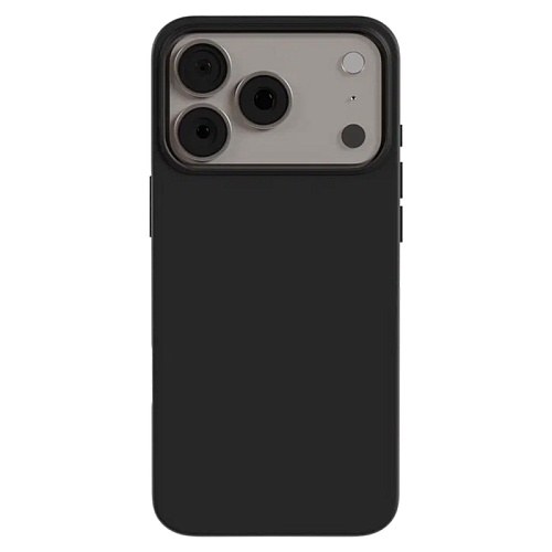 Чехол iPhone 17 Pro Max AceCase Soft Shell, черный