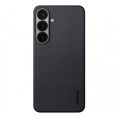 Чехол Pitaka Ultra-Slim Case для Samsung S25 Plus, черно-серый