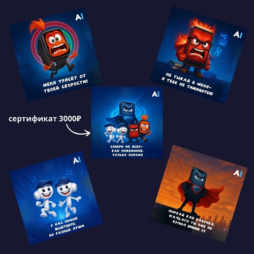 Коллекционная открытка Apple Inside