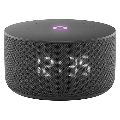 Яндекс станция Мини 3 с часами, черный