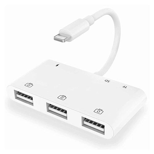 Переходник iNeez Lightning to USB 3 Reader HUB + TF/SD for iPhone/iPad