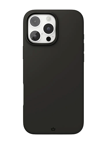 Чехол iPhone 16 Pro Max AceCase Soft Shell, черный титан