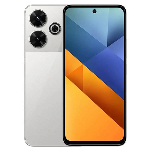 POCO M6, 8/256 ГБ, серебристый