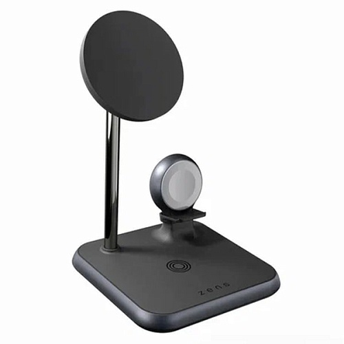 Беспроводная зарядная станция ZENS Magnetic + Watch Wireless Charger (4в1)