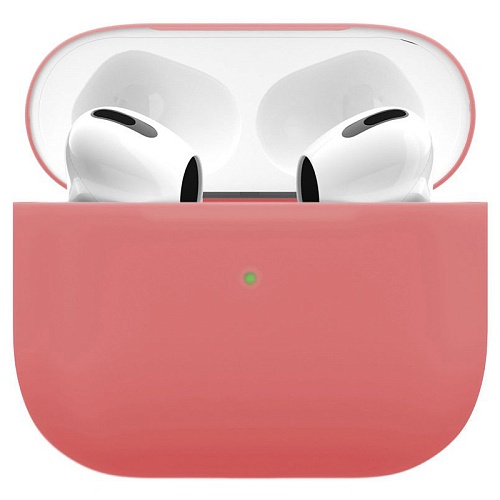 Чехол AirPods 3 "vlp" Soft Touch тонкий, коралловый