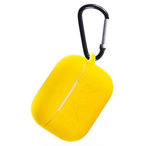 Чехол для Airpods 4 Gurdini силиконовый, желтый