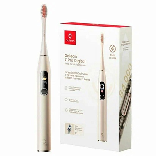 Электрическая зубная щетка Oclean X Pro Digital, золотистый