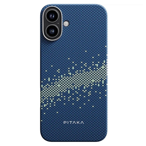 Чехол iPhone 16 Pitaka MagEZ Case 4 Milky Way Galaxy, кевлар