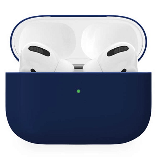 Чехол Uzay для AirPods pro 2 силиконовый, темно-синий