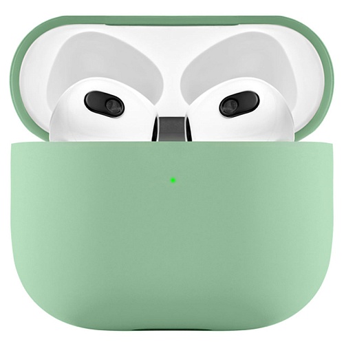 Чехол Airpods 3 uBear Touch 0,8 мм, светло-зеленый