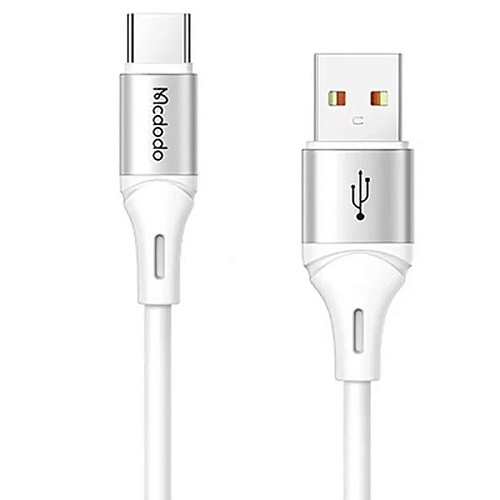 Кабель Mcdodo USB-A to Type-C Color Series 1.2m 5A QC 4.0, белый