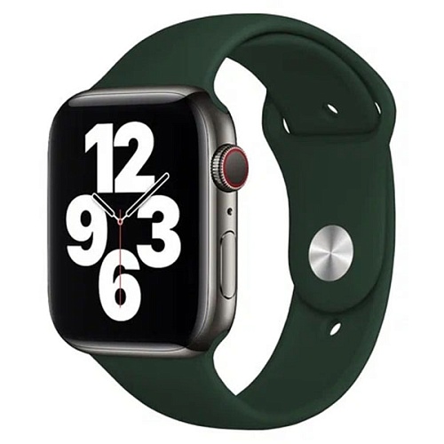 Ремешок силиконовый «vlp» Silicone Band для Apple Watch 38/40 мм, темно-зеленый