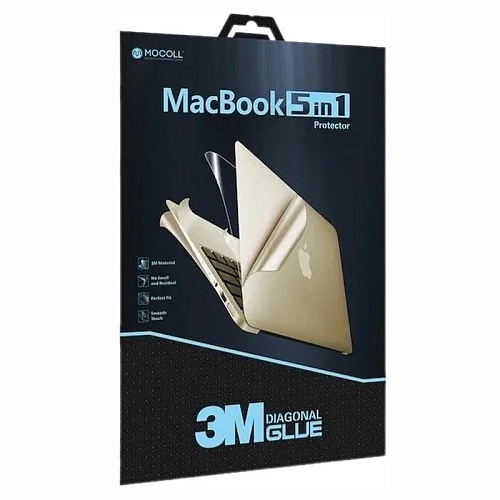 Плёнка MOCOLL (5в1) MacBook Air 13 2022 M2/M3, полуночный-синий