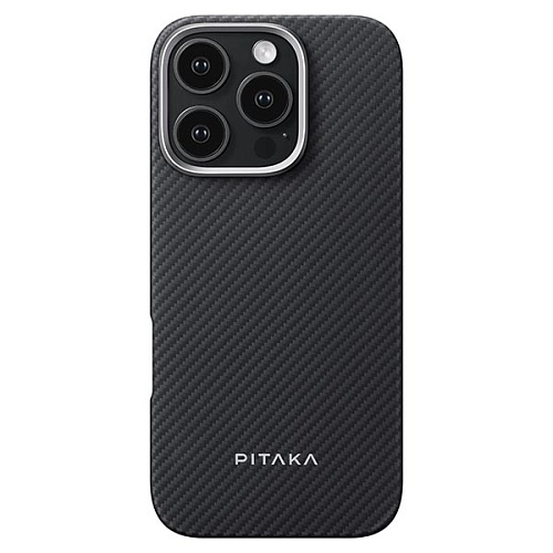 Чехол Pitaka Ultra-Slim Case for iPhone 16 Pro Max, черно-серый