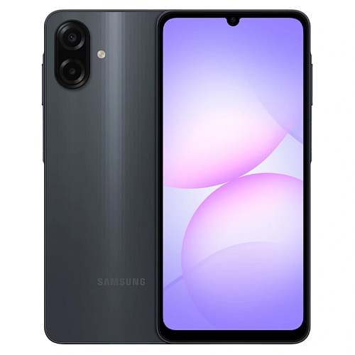 Смартфон Samsung Galaxy A07, 4/64 ГБ, черный