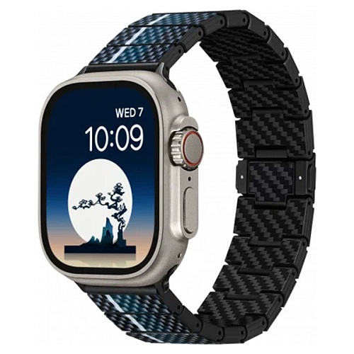 Браслет PITAKA Poetry of Things Chromacarbon Band для Apple Watch 38/40/41/42/44/45/49mm, Moon