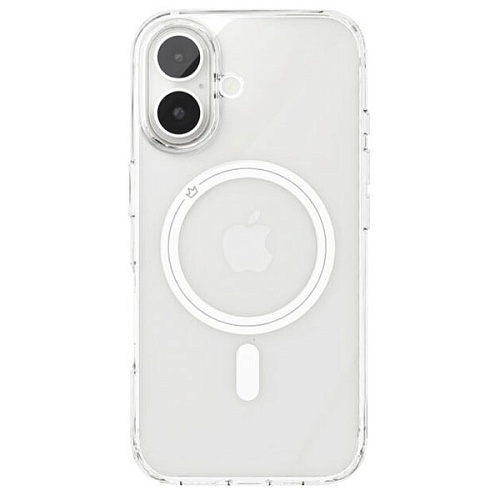 Чехол iPhone 16 "vlp" Diamond Case MagSafe, прозрачный