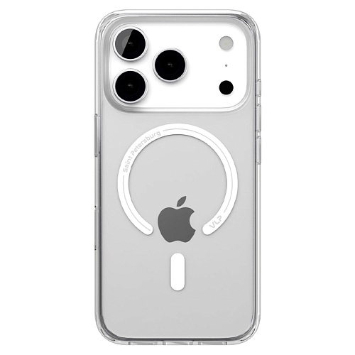 Чехол iPhone 17 Pro Max VLP Diamond Case с MagSafe, прозрачный