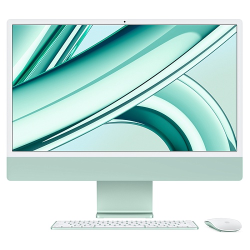 iMac 24" М3, 8C CPU, 8C GPU, 8/256 ГБ SSD, зеленый