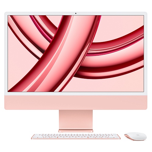 iMac 24" М3, 8C CPU, 8C GPU, 8/256 ГБ SSD, розовый