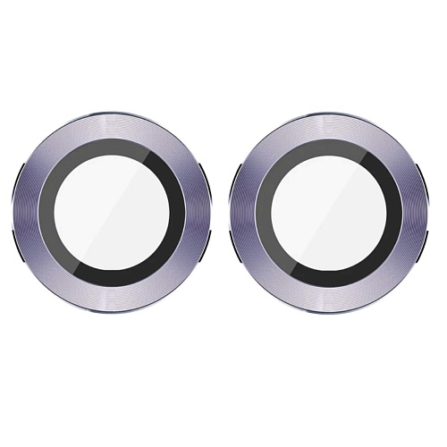 Защитное стекло/линзы на камеру для iPhone 16/16 Plus KUzoom, розовый