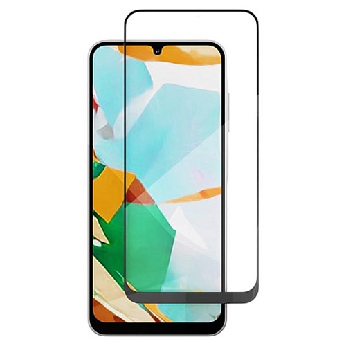 Стекло защитное 2.5D "vlp" A-Glass для Samsung Galaxy А35/A55 с черной рамкой