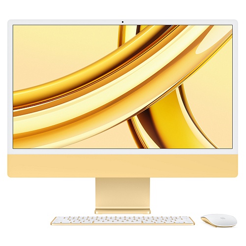 iMac 24" М3, 8C CPU, 10C GPU, 8/512 ГБ SSD, желтый