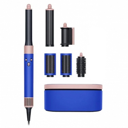 Стайлер Dyson Airwrap Complete Long HS05, синий/пудровый