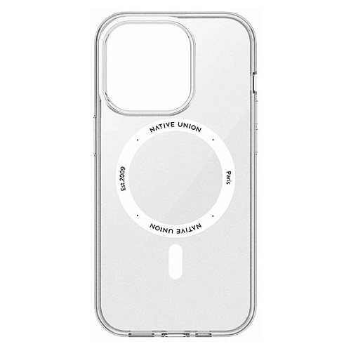 Чехол iPhone 15 Pro Max Native Union CLEAR CASE, прозрачный