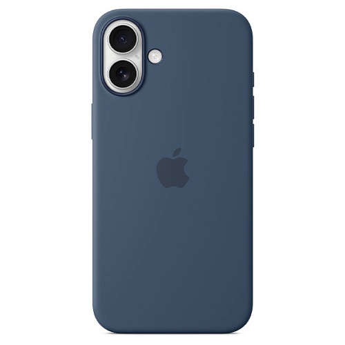 Чехол iPhone 16 Silicone MagSafe, Denim