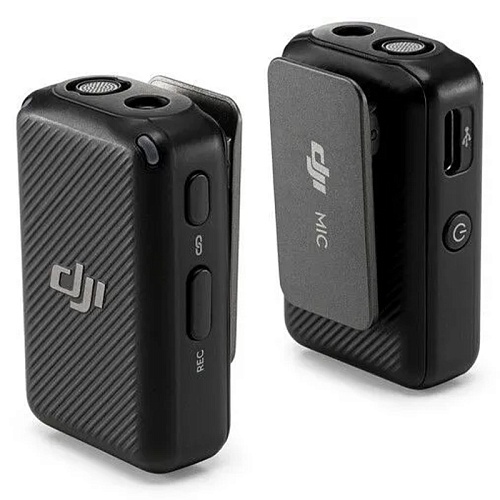 Беспроводной микрофон DJI Mic (2TX+1RX+ Charging Case), черный