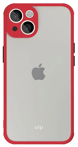 Чехол защитный VLP Matte Case для iPhone 13, красный