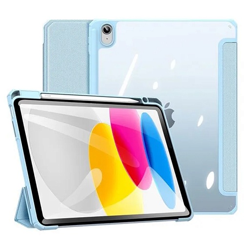 Чехол iPad 10 (2022) 10.9" Dux Ducis Toby Series, голубой