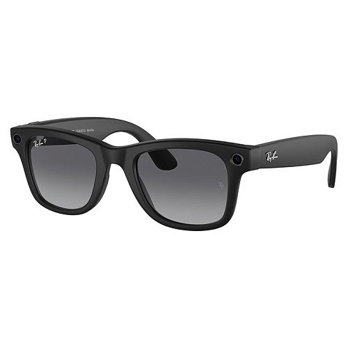 Умные очки с камерой Ray-Ban Meta Wayfarer, черная оправа/графитовые линзы