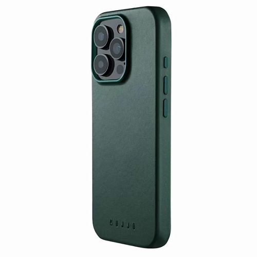 Чехол Mujjo Full Leather Case for iPhone 16 Pro Max Livid Green